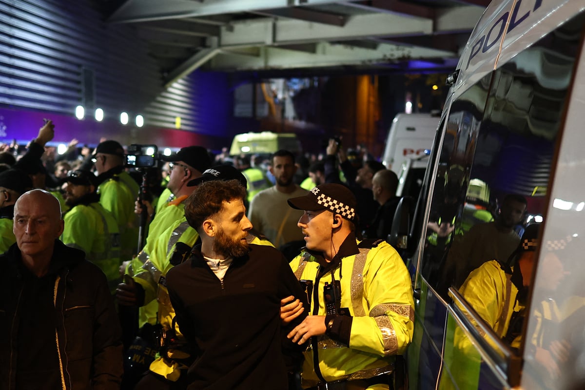 Police arrest six as protests take place ahead of Aston Villa vs Maccabi Tel Aviv