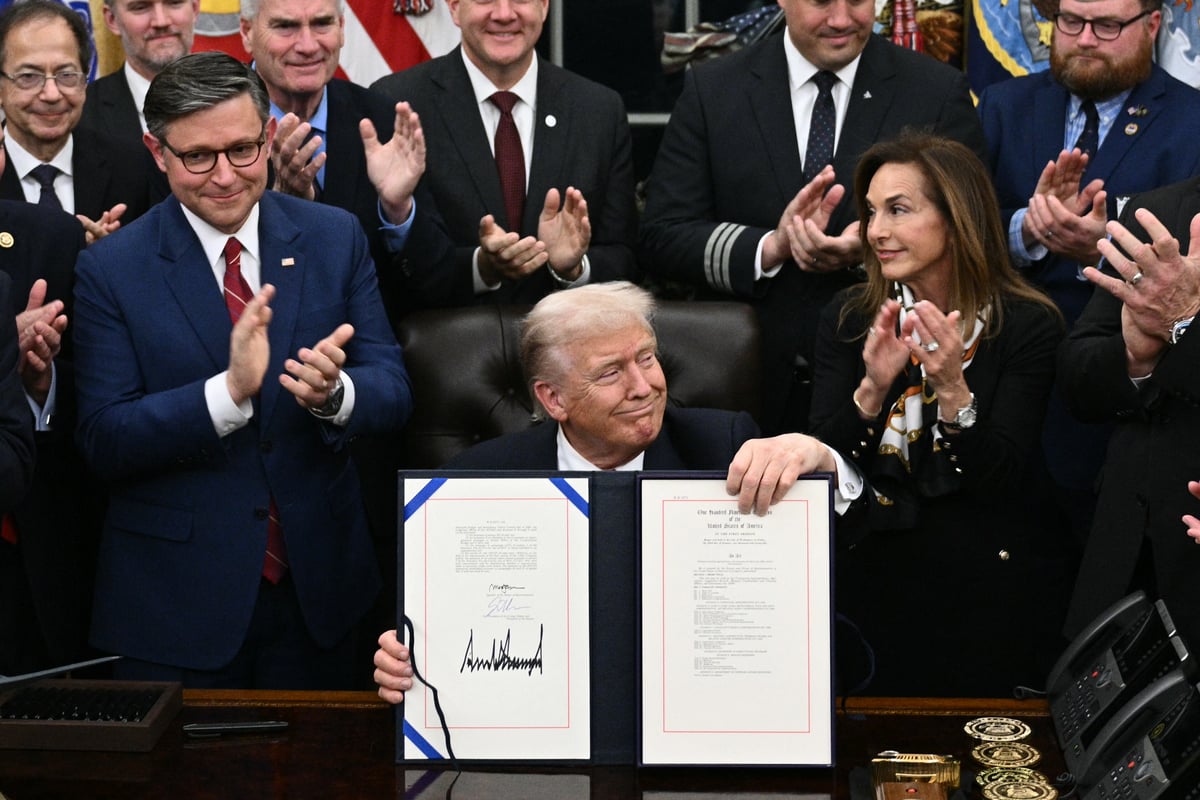 Trump doesn't field questions after Epstein files release as he signs deal to end US government shutdown