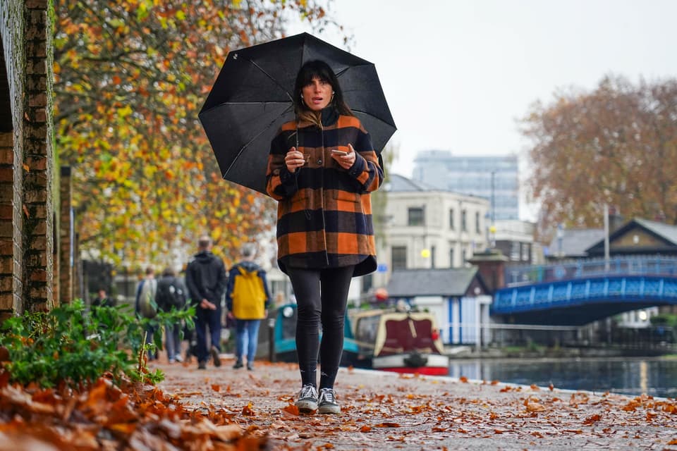 Autumn weather Nov 14th 2025