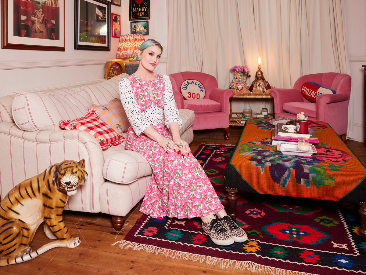 Inside fashion designer Coco Fennell's maximalist home in Leyton