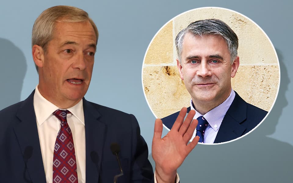 <p>christopher harborne and nigel farage</p>