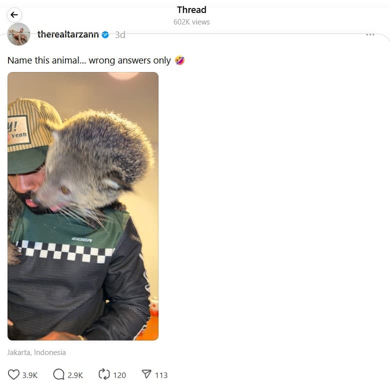 The post that caused the racist comment
