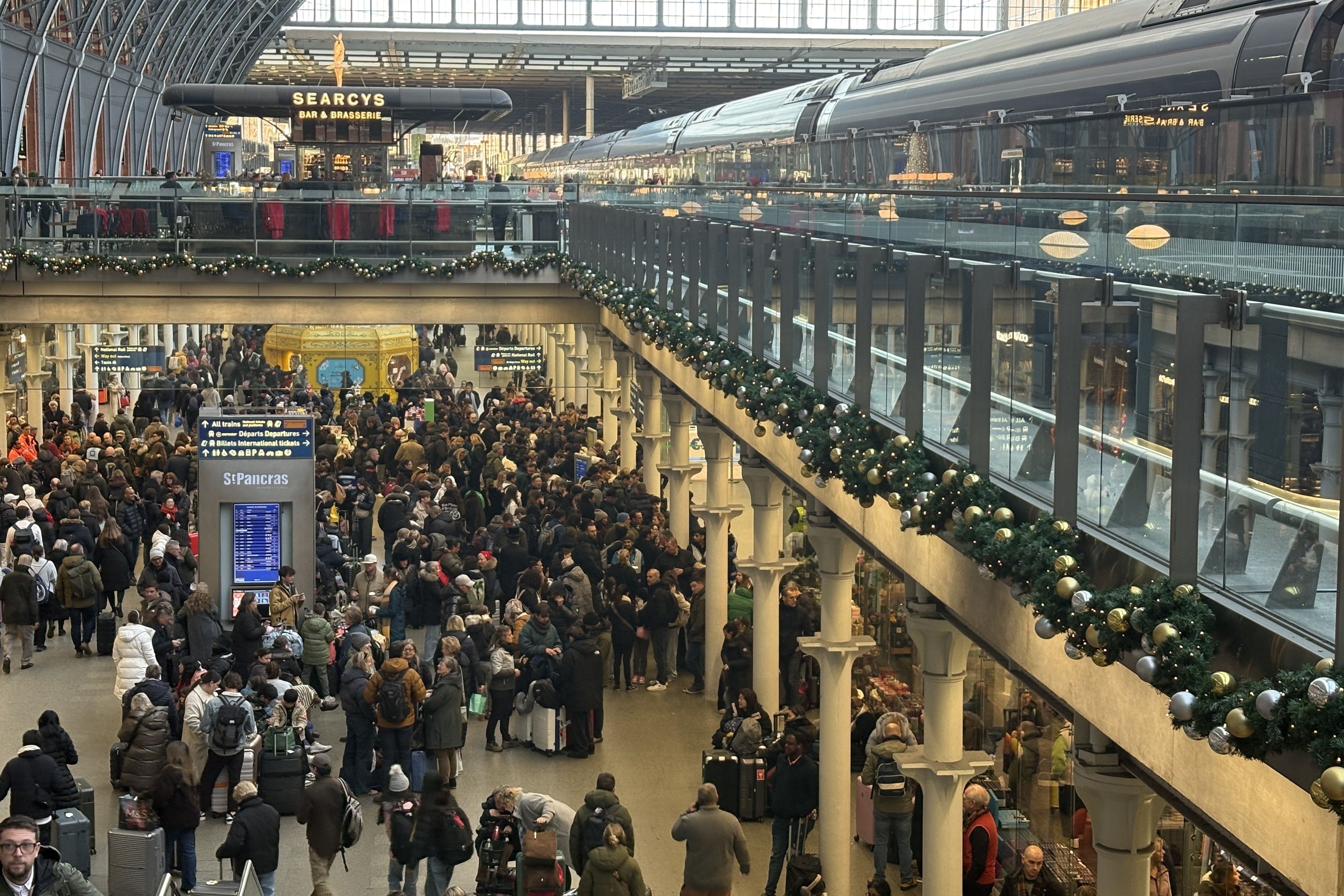 St Pancras station evacuated as ‘controlled explosion’ sparks chaos