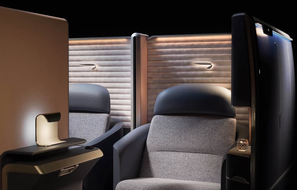 British Airways first class seat