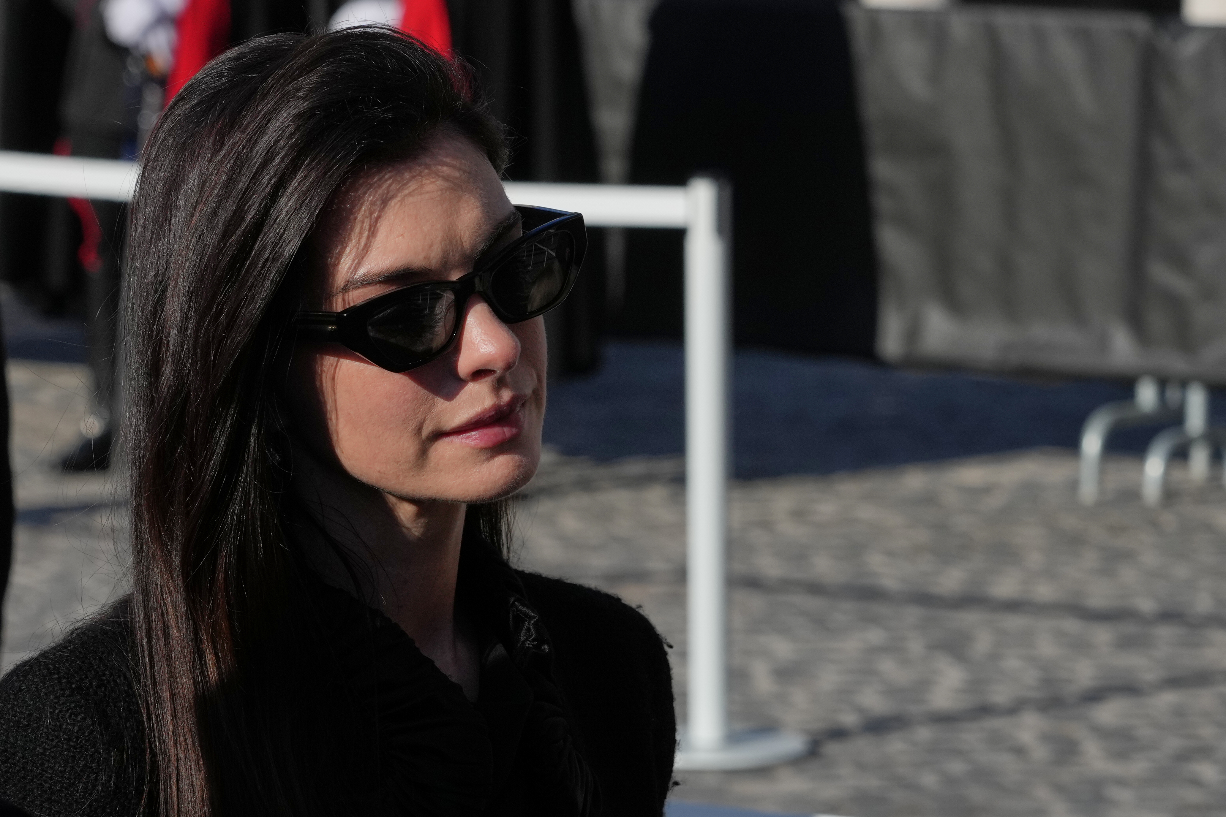 Anne Hathaway and Liz Hurley among celebrities at Valentino funeral in Rome