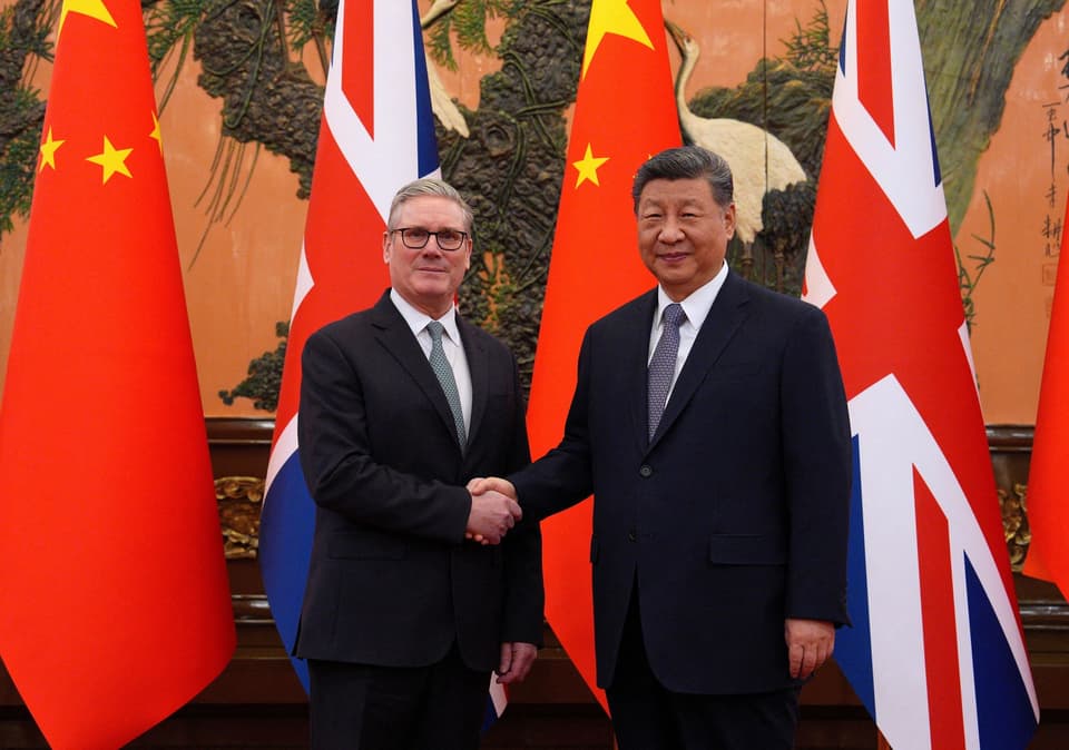 Britain's PM Keir Starmer visits China