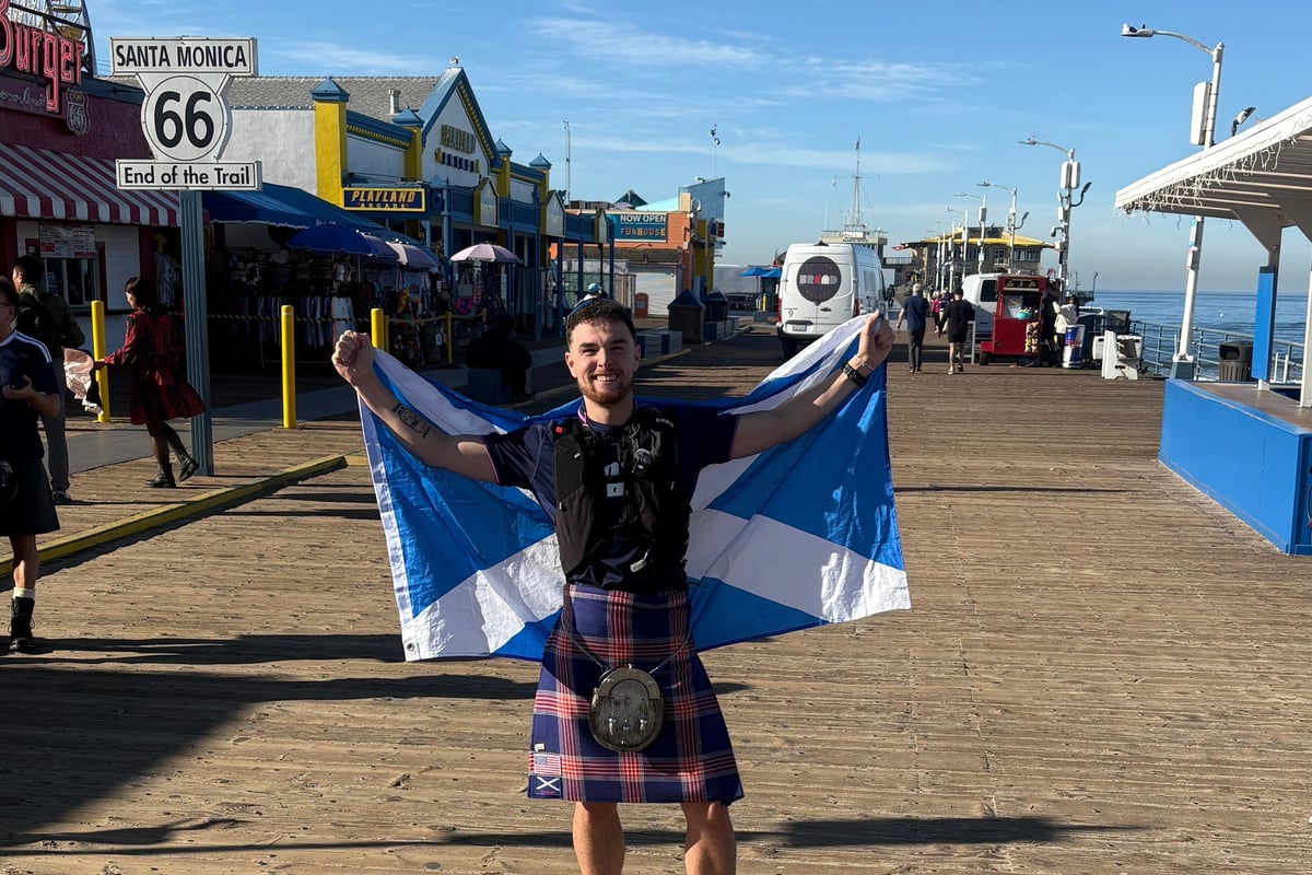 He would walk 3,000 miles: Campaigner starts World Cup ‘tartan trek’ across US