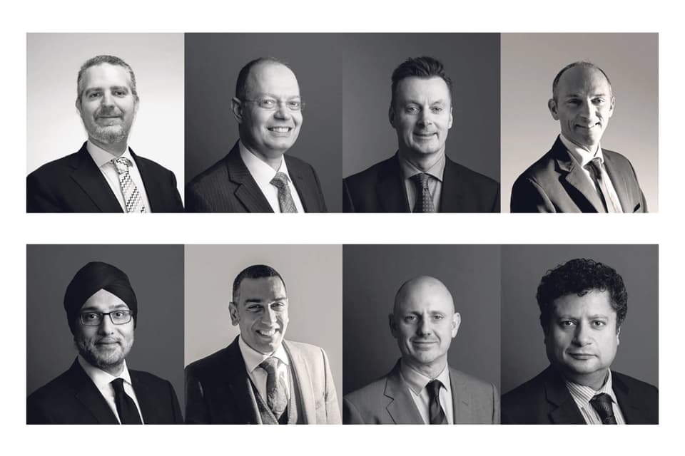 black and white headshots