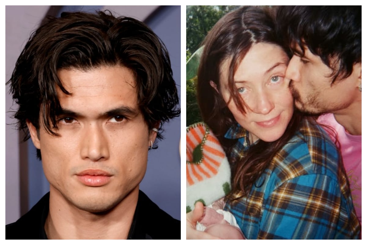Riverdale star Charles Melton shares first glimpse of newborn as he welcomes baby with Camille Summers-Valli