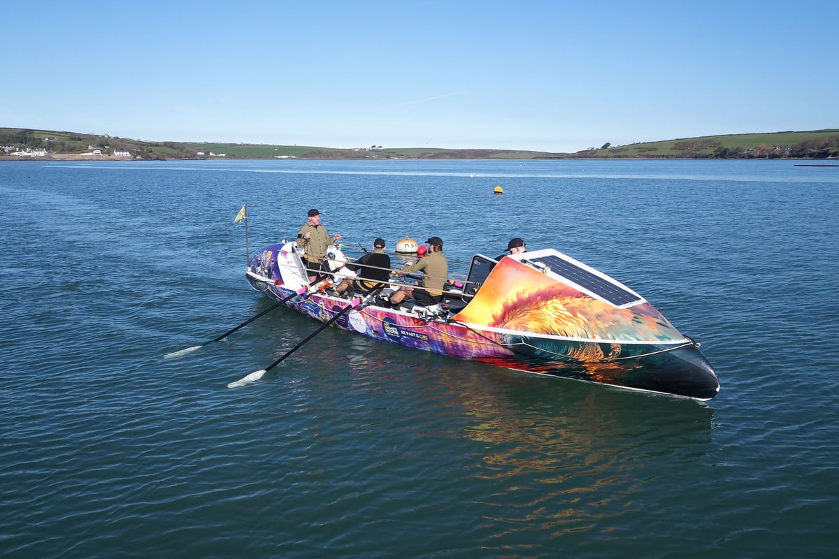 Rowers circumnavigating Britain in ‘brutal’ charity challenge arrive in Scotland