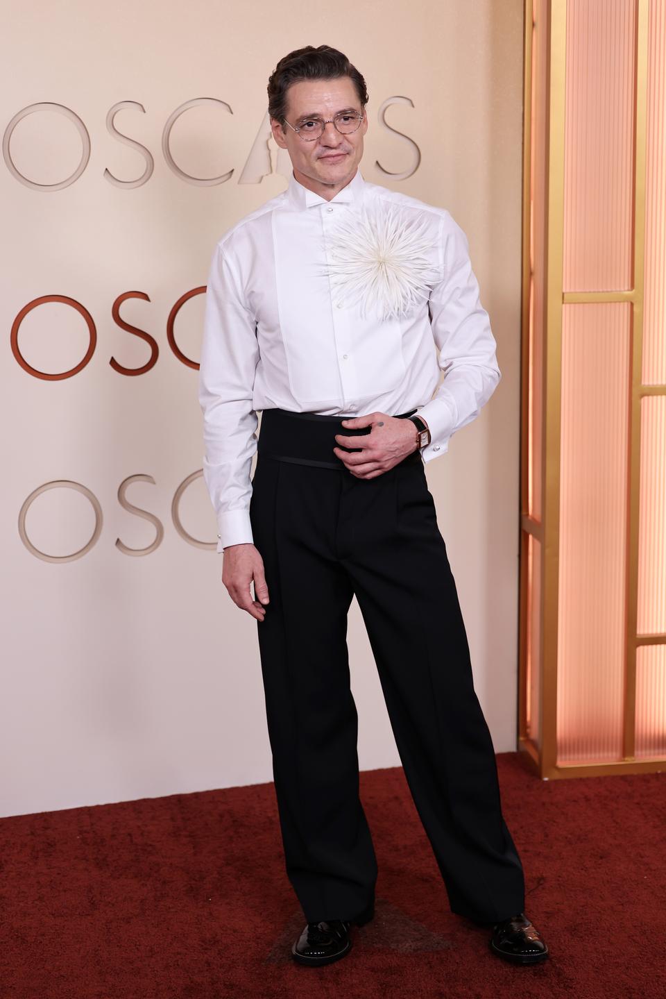 <p>Pedro Pascal in Chanel</p>