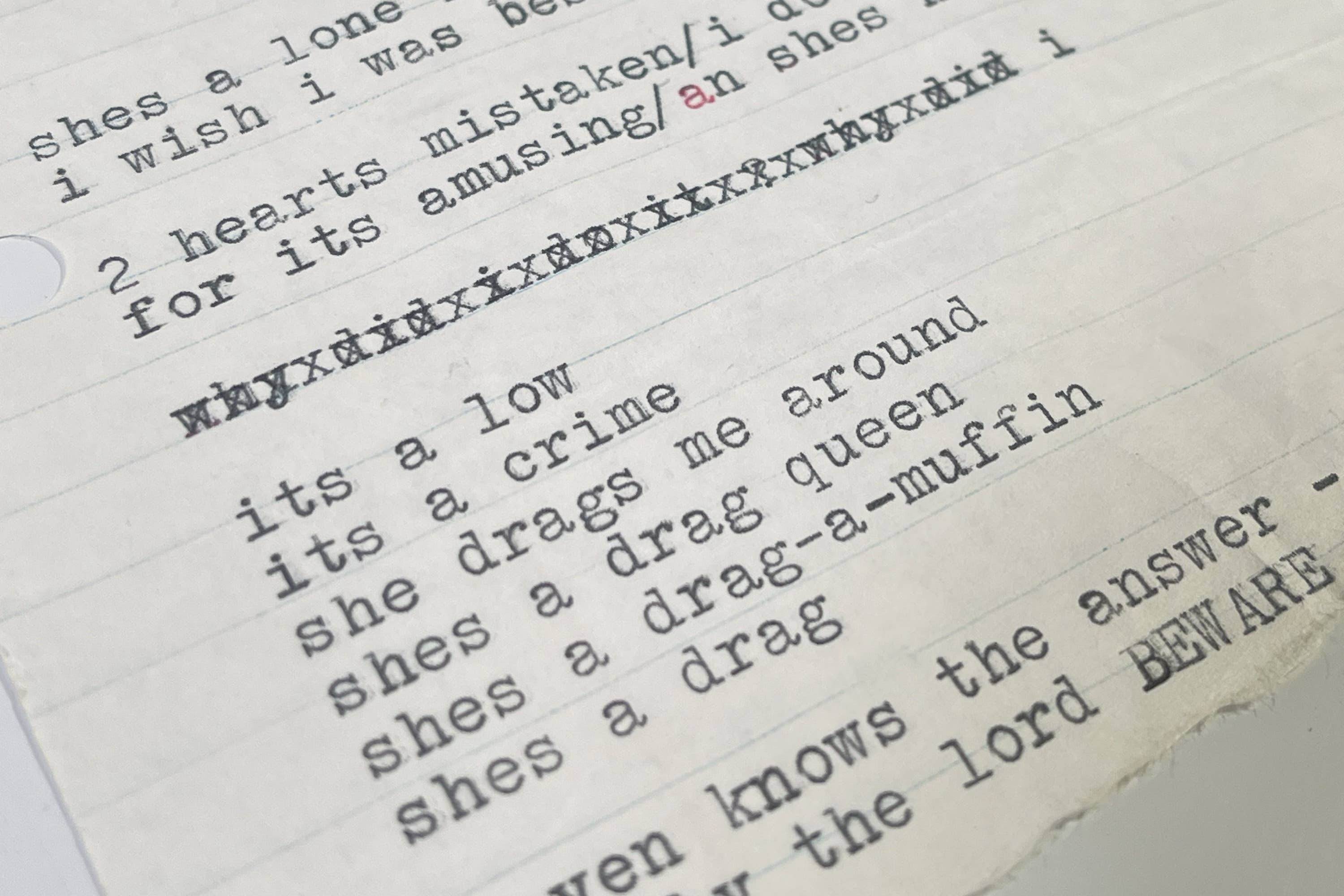 Bob Dylan draft lyrics found inside book expected to sell for up to £40,000