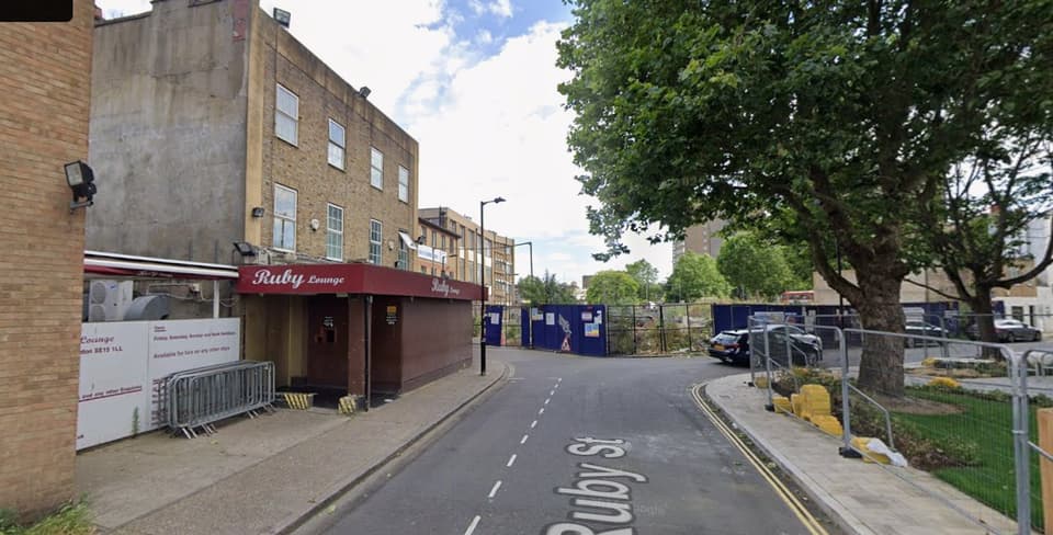 The incident took place outside a nightclub on Ruby Street in Peckham 