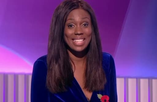 Claudia-Liza Vanderpuije smiling while presenting