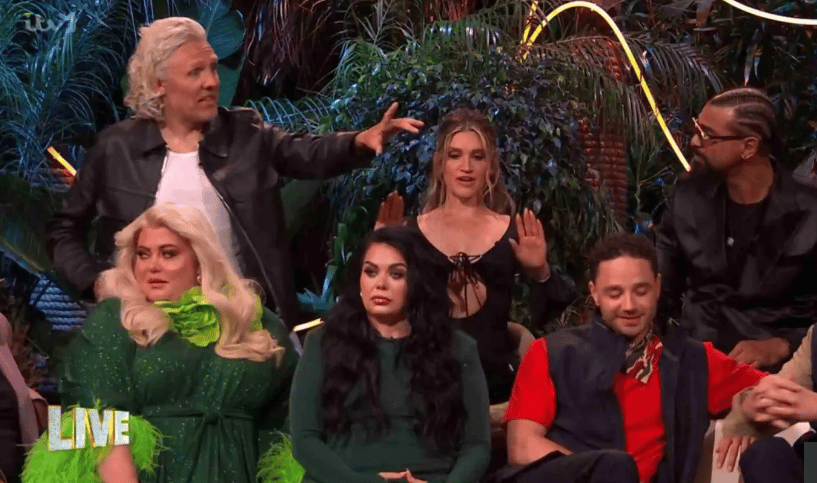 I'm A Celeb final - Jimmy Bullard and David Haye row with Adam Thomas 