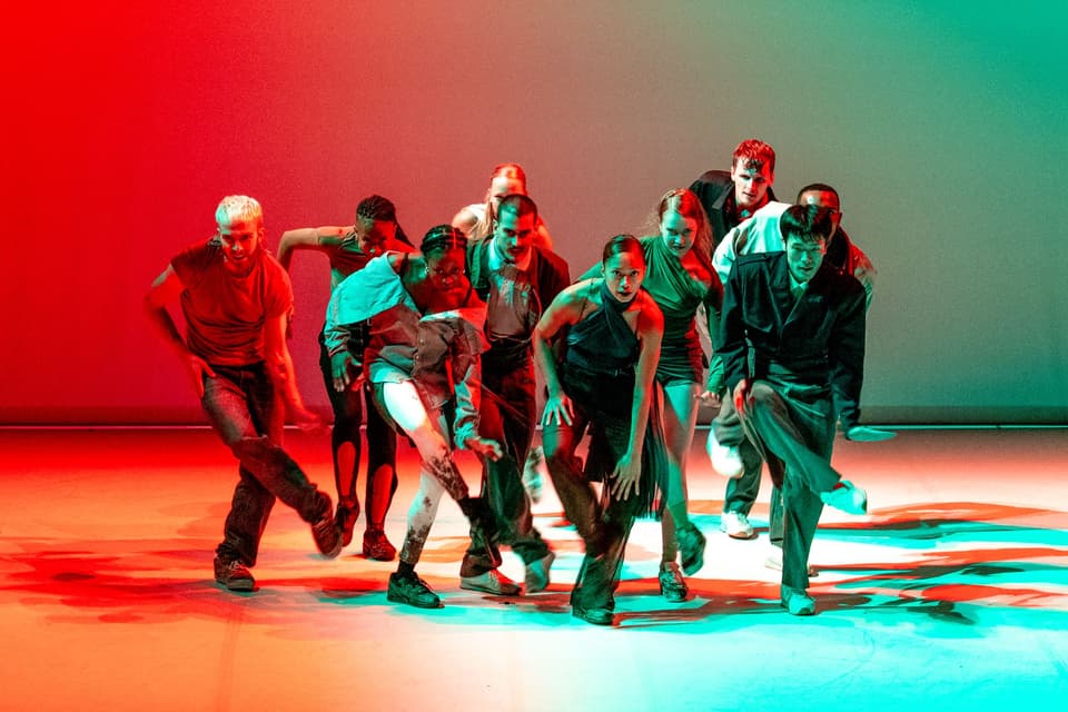 Rambert dance company performing