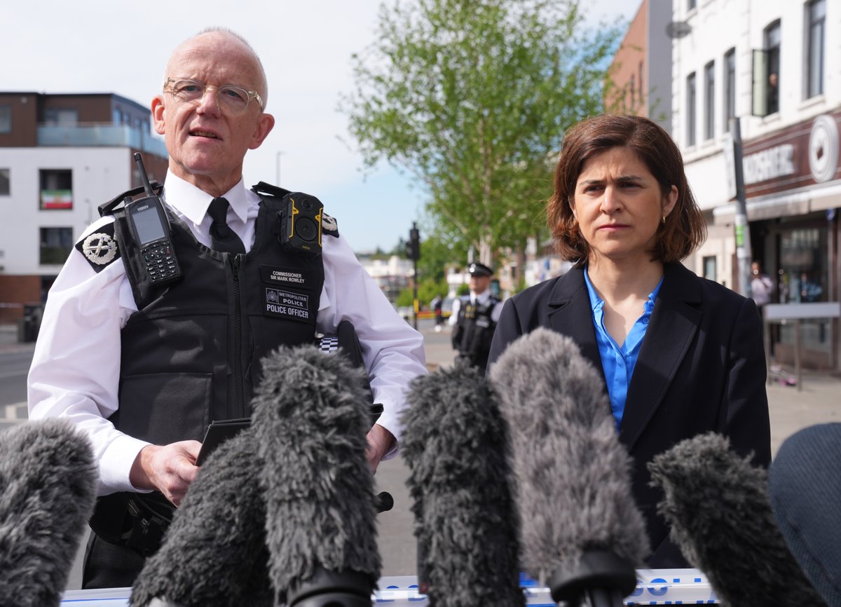 'Shame on you!':  Moment Met chief is told to resign in angry scenes after Golders Green attack