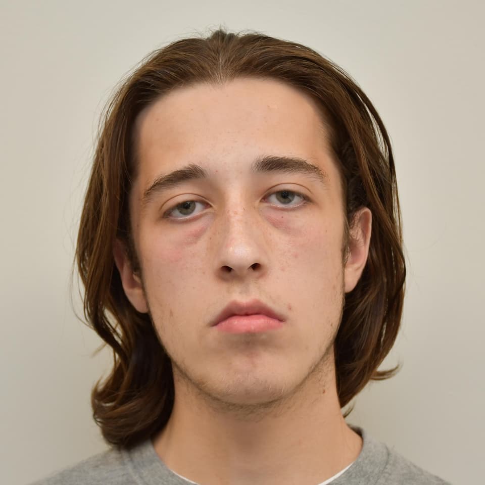 Police mugshot of Alfie Coleman
