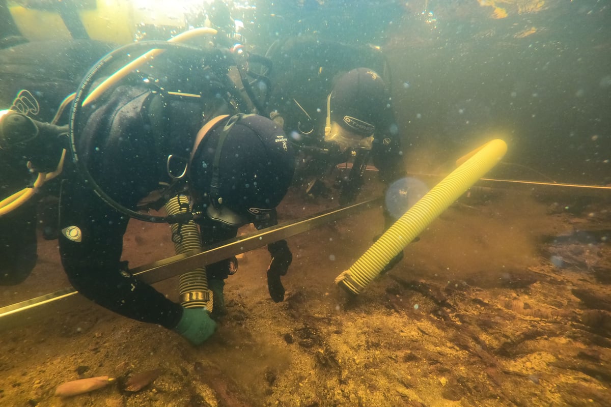 Wooden platform found hidden under Neolithic artificial island in loch