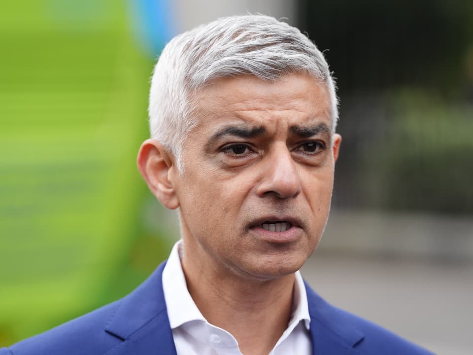 <p>Mayor of London Sadiq Khan during a visit to The Royal Botanic Gardens, Kew, for the launch of the Transport for London hopper fare, a single fare for unlimited bus and tram journeys which will be offered on Saturdays and Sundays across the capital this summer. Picture date: Monday May 11, 2026.</p>