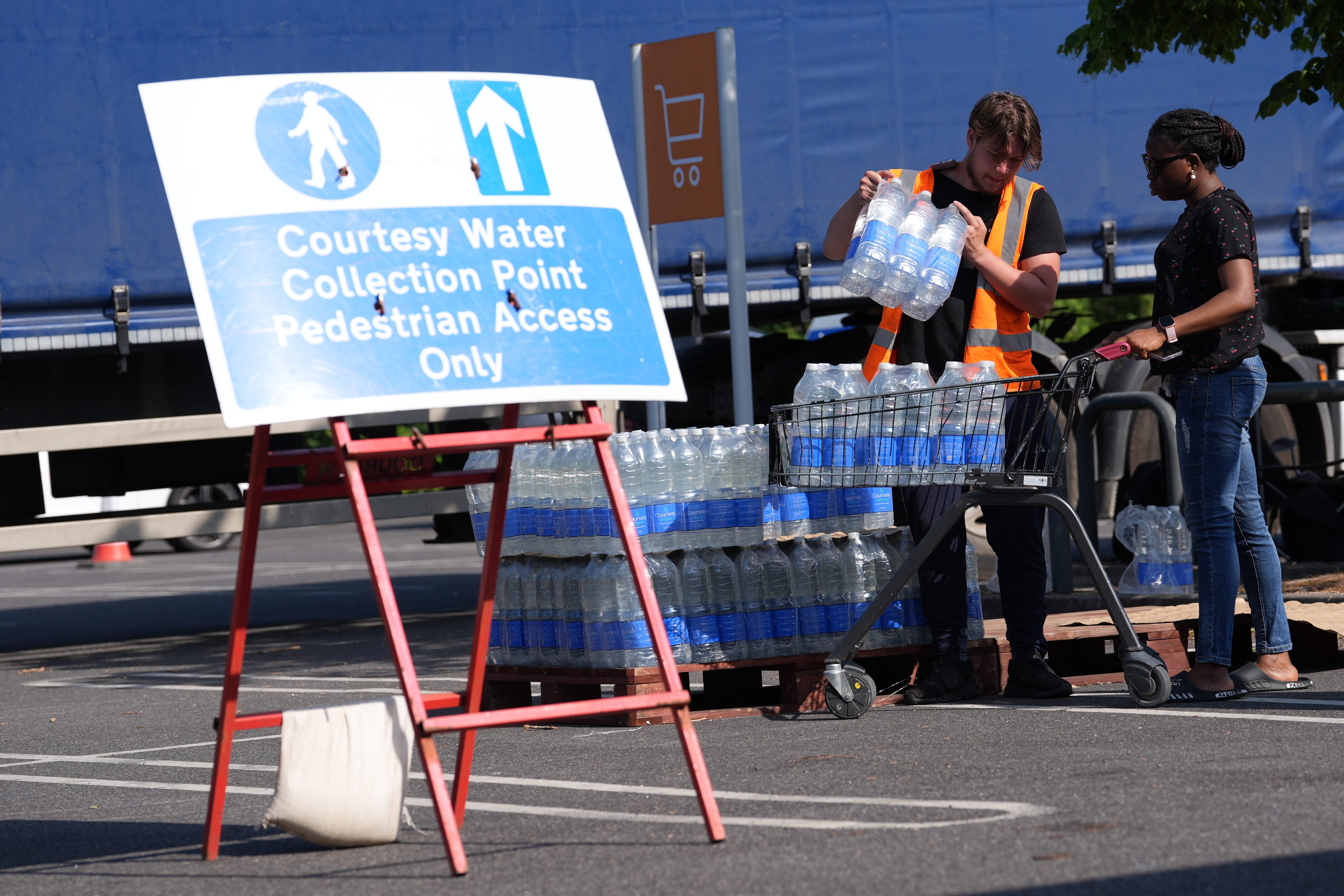 Thousands without water supply after reservoirs ‘reach critical level’