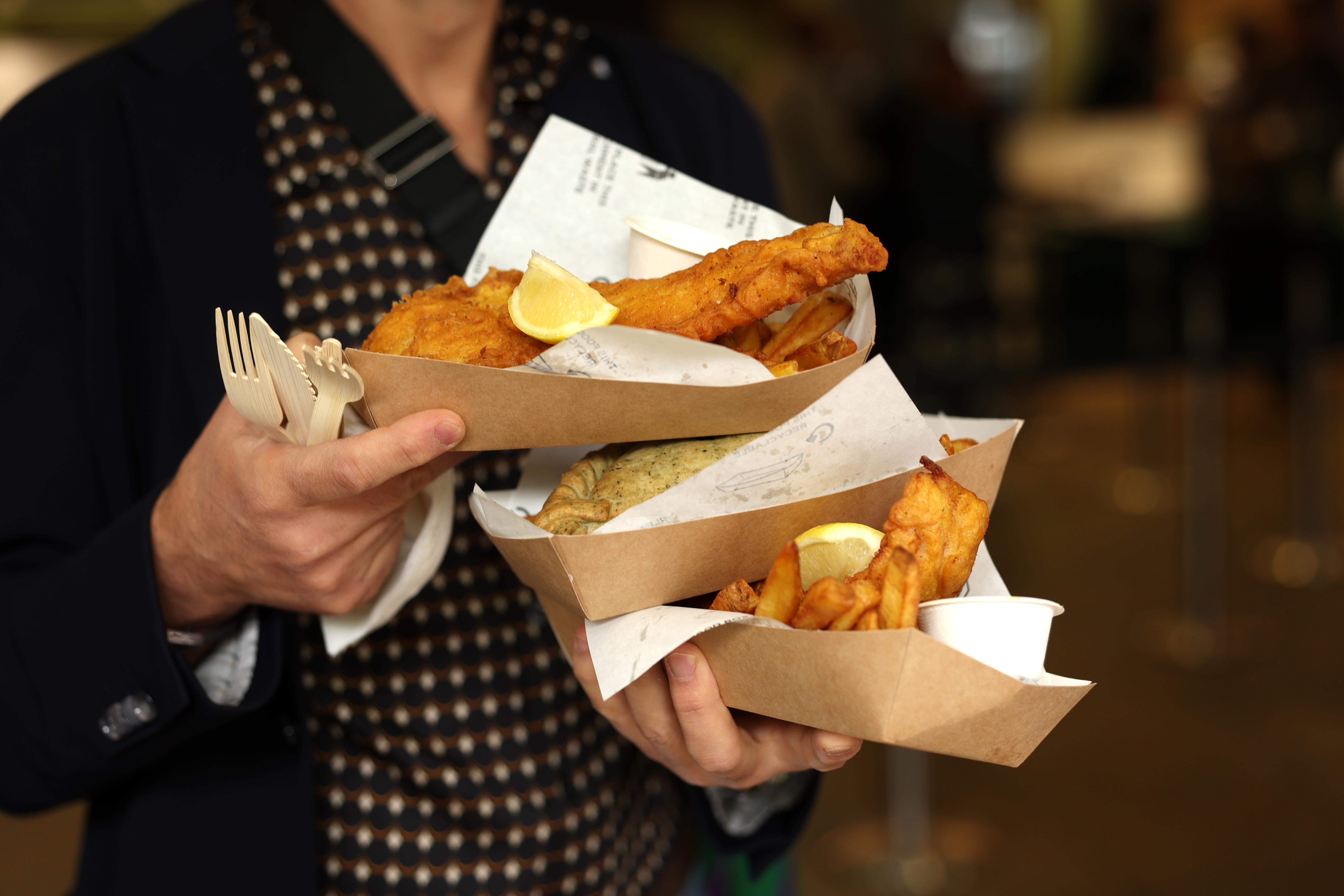 Why can't you get good fish and chips in London?