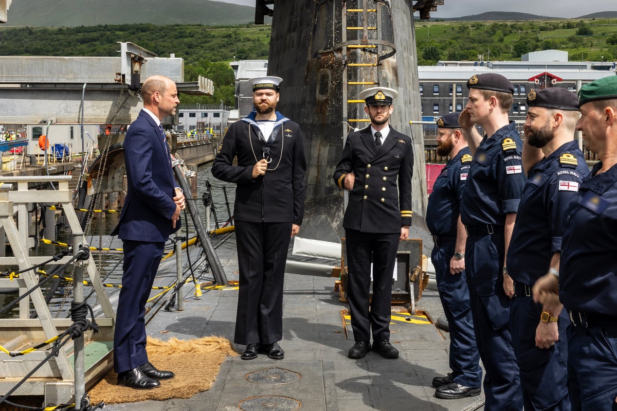 Prince of Wales attends 125th anniversary of naval base’s submarine service