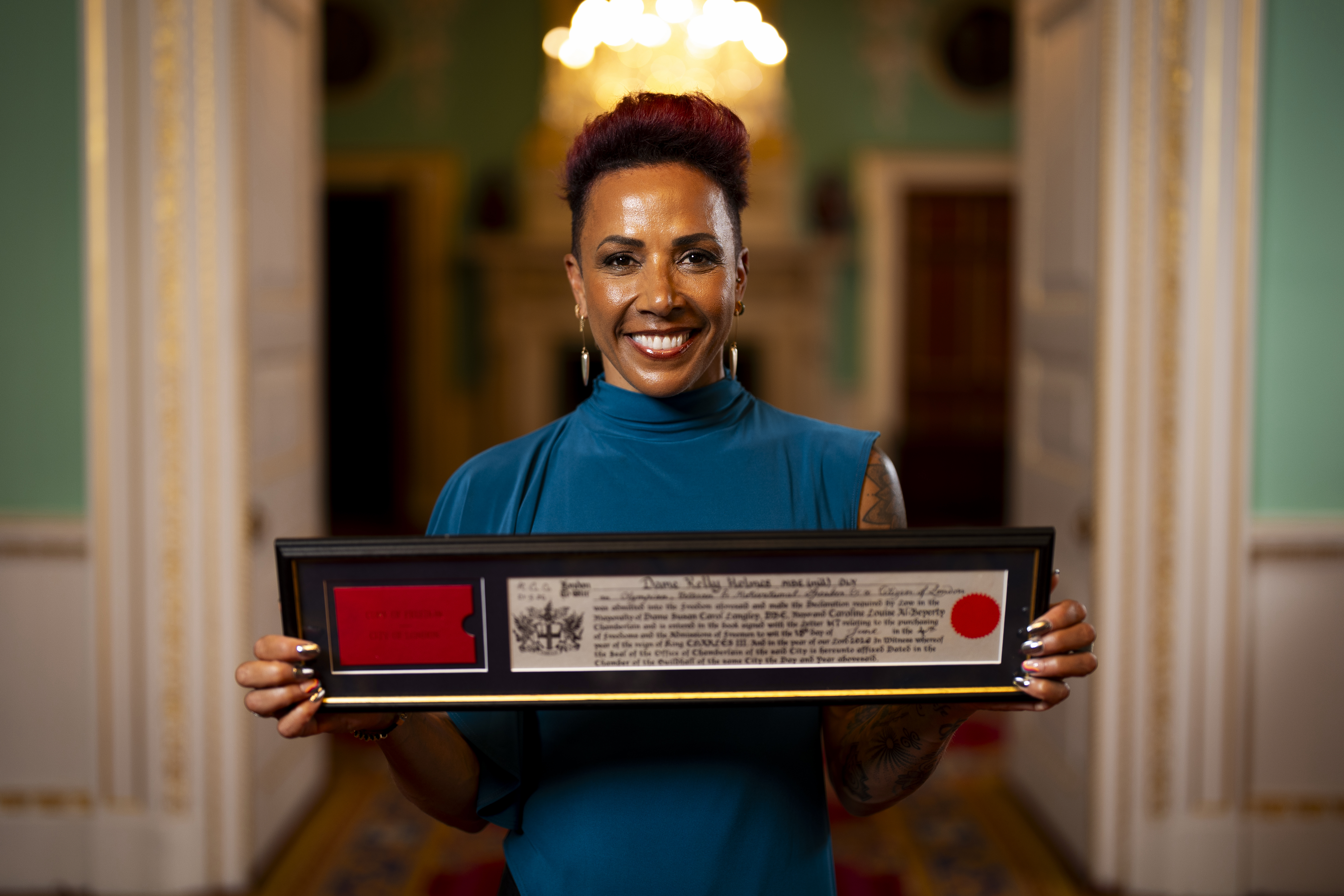 Dame Kelly Holmes awarded the Freedom of the City of London