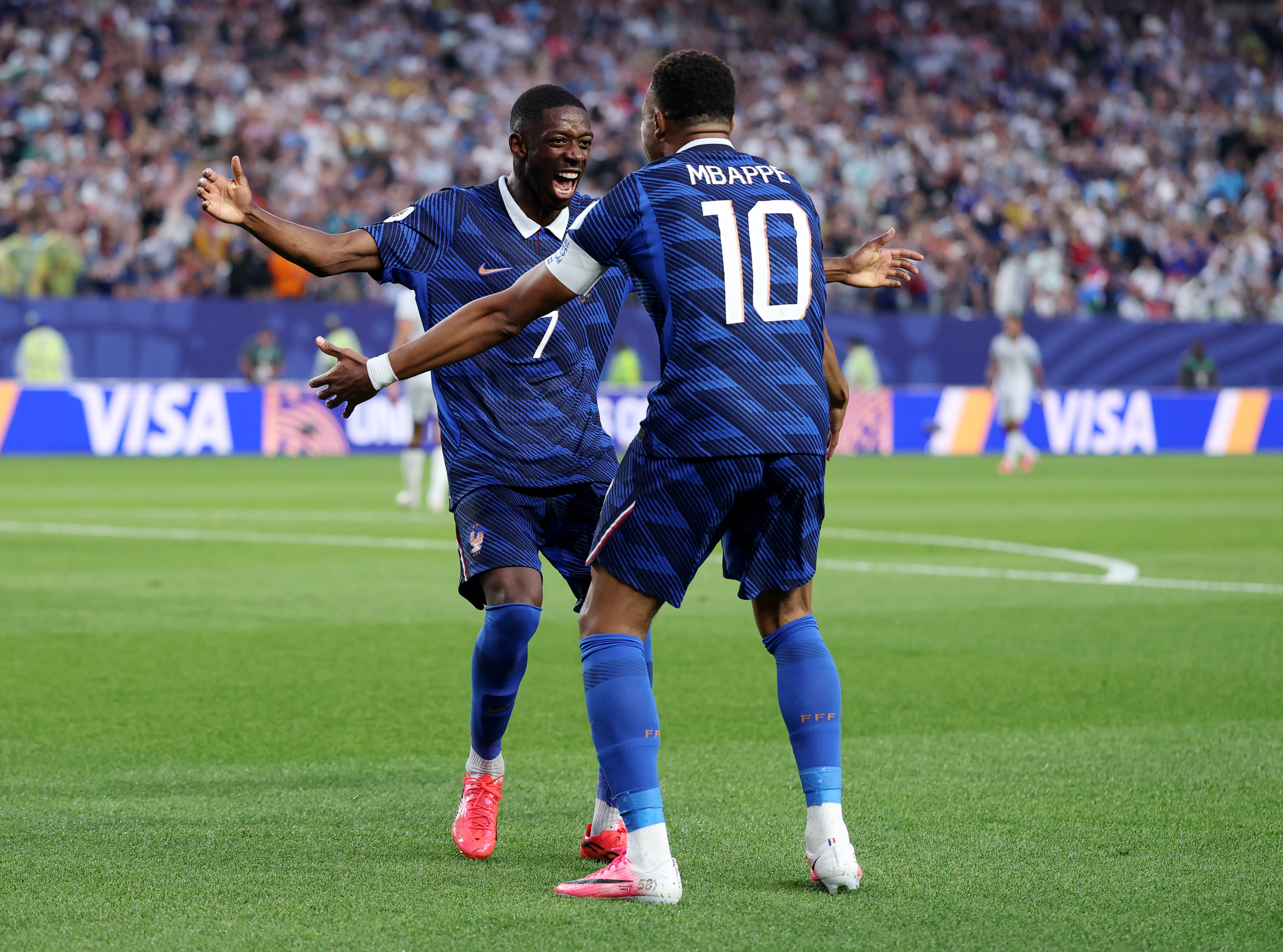 France 3-0 Iraq: Mbappe and Dembele on target in big win - LIVE