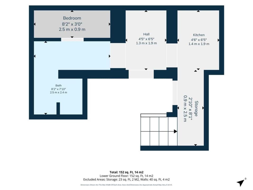 The property's floorplan