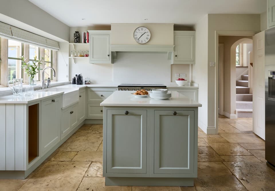 The country-style kitchen