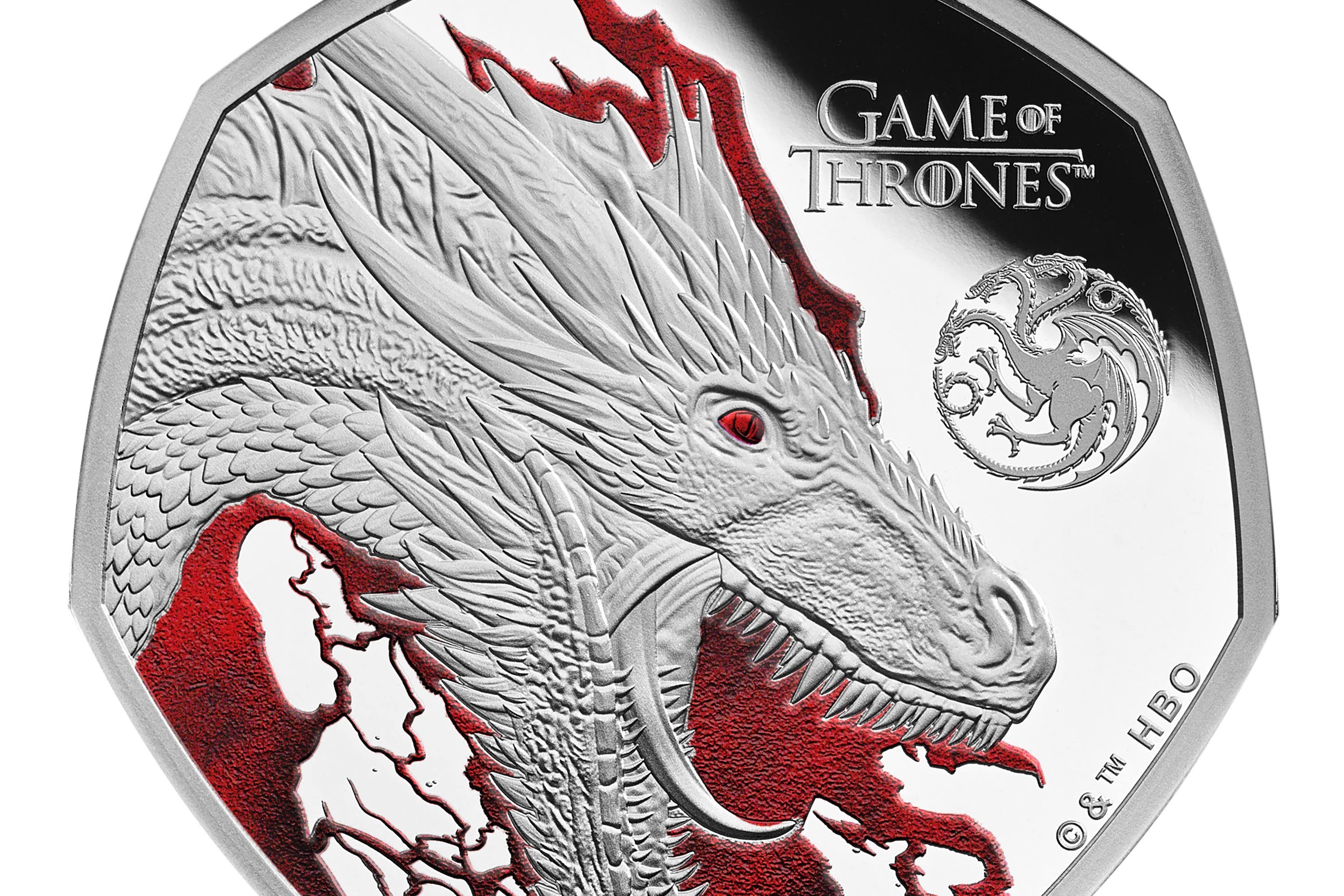 Game of Thrones ‘ice and fire’ coins launched by The Royal Mint