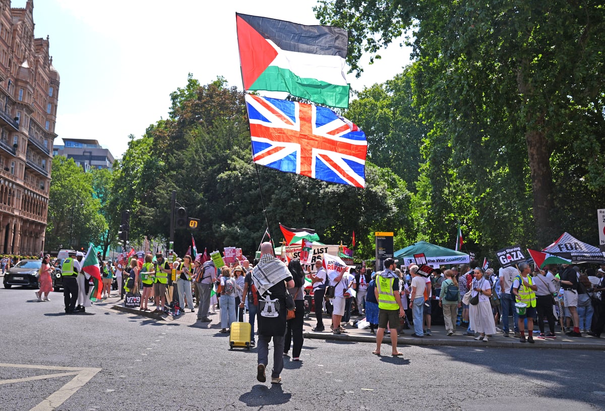 National March for Palestine LIVE: Thousands take to streets of London