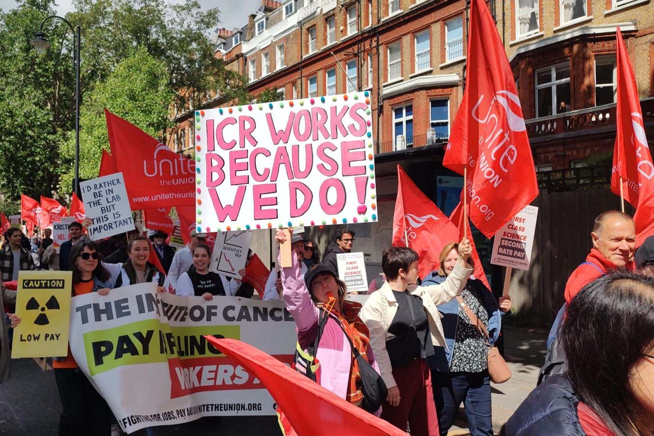 Cancer researchers say institute is in ‘existential crisis’ as strike extended