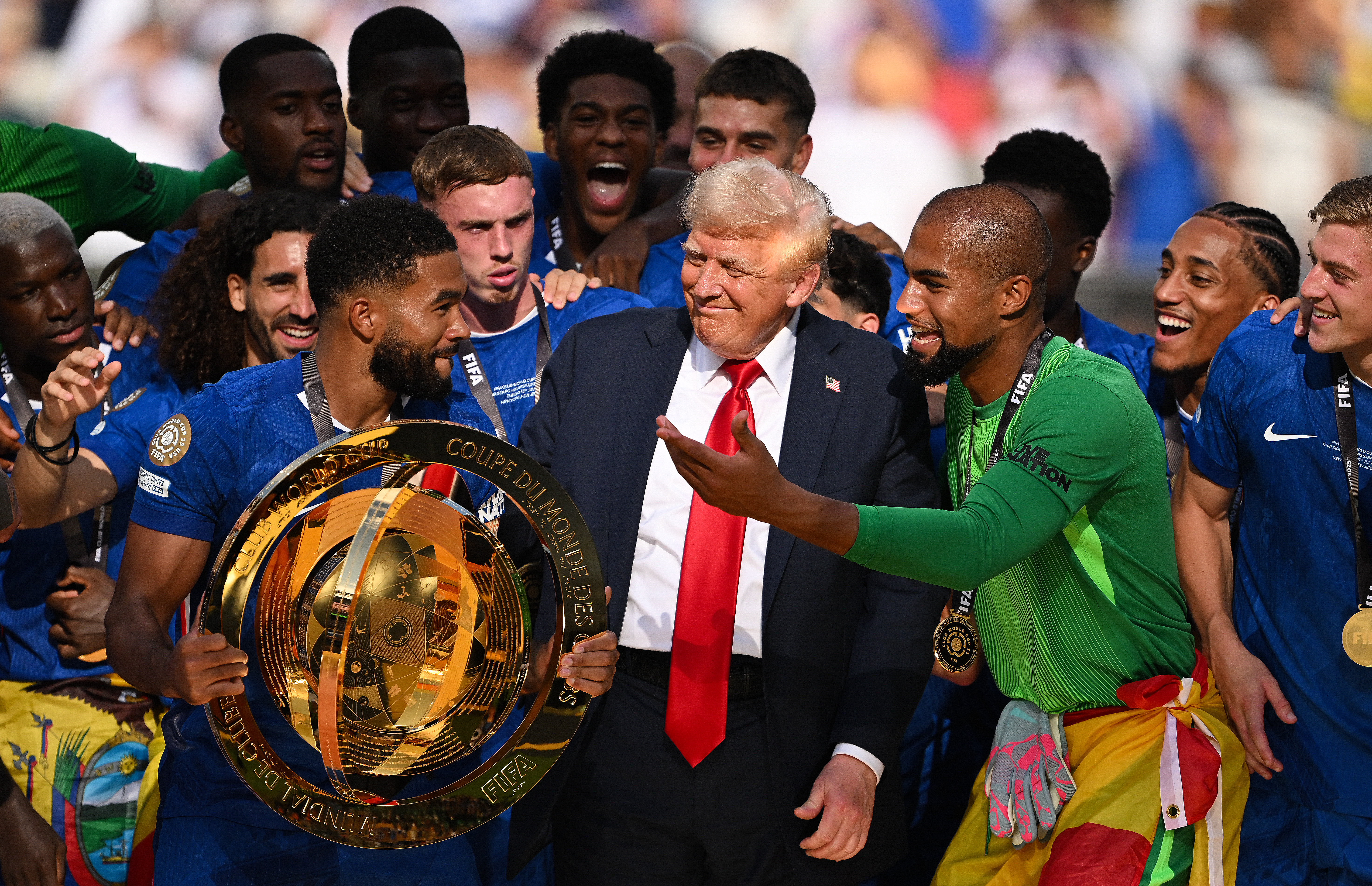 Will Trump attend World Cup final and will he present the trophy?
