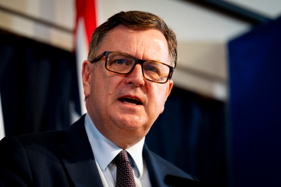 <p>Conservative Party shadow chancellor Sir Mel Stride</p>