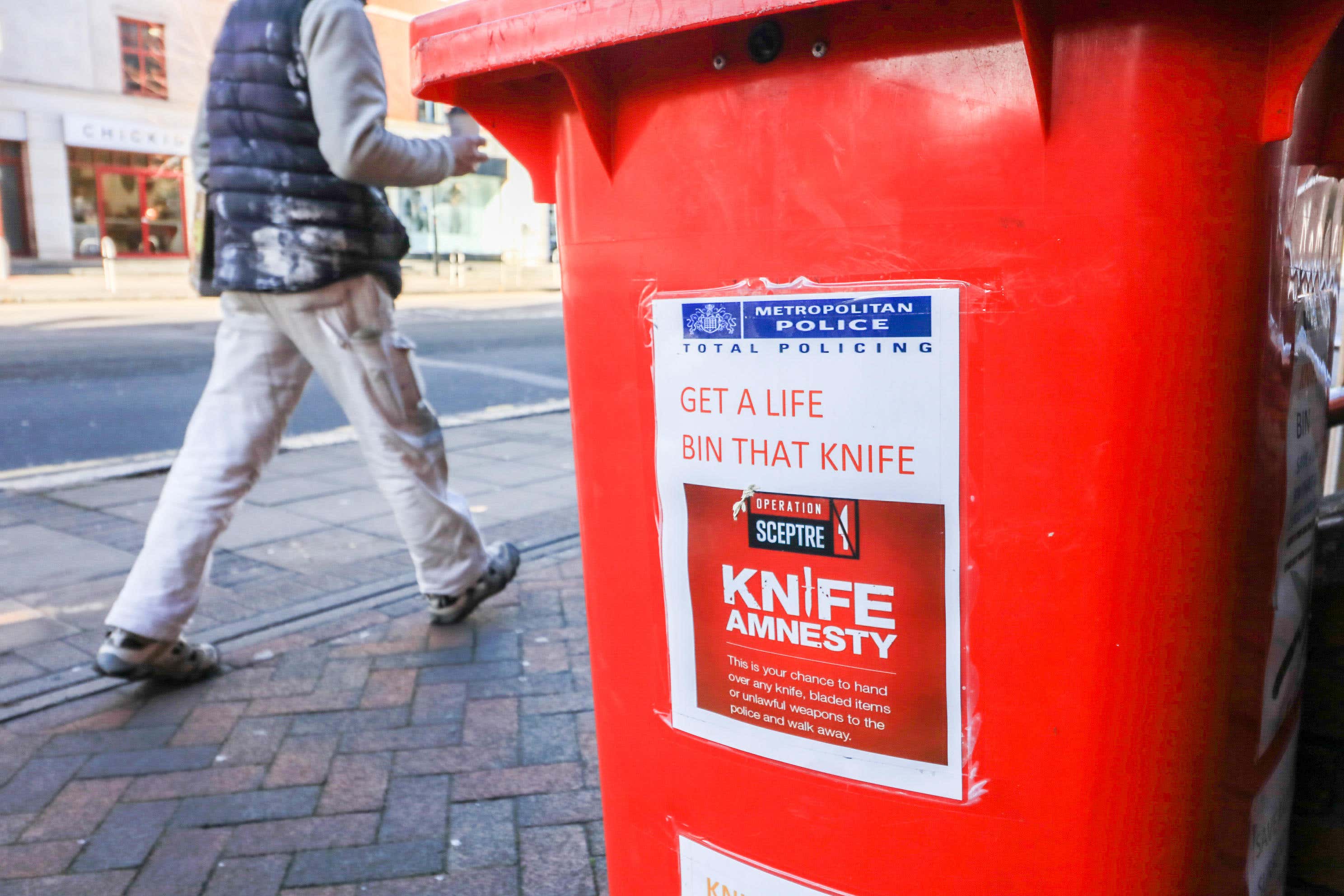 Knife homicides recorded by police fall to lowest level for 35 years