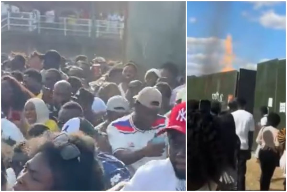 London festival 'stampede': Multiple people injured as fire sparks crowd 'crush' at park music event