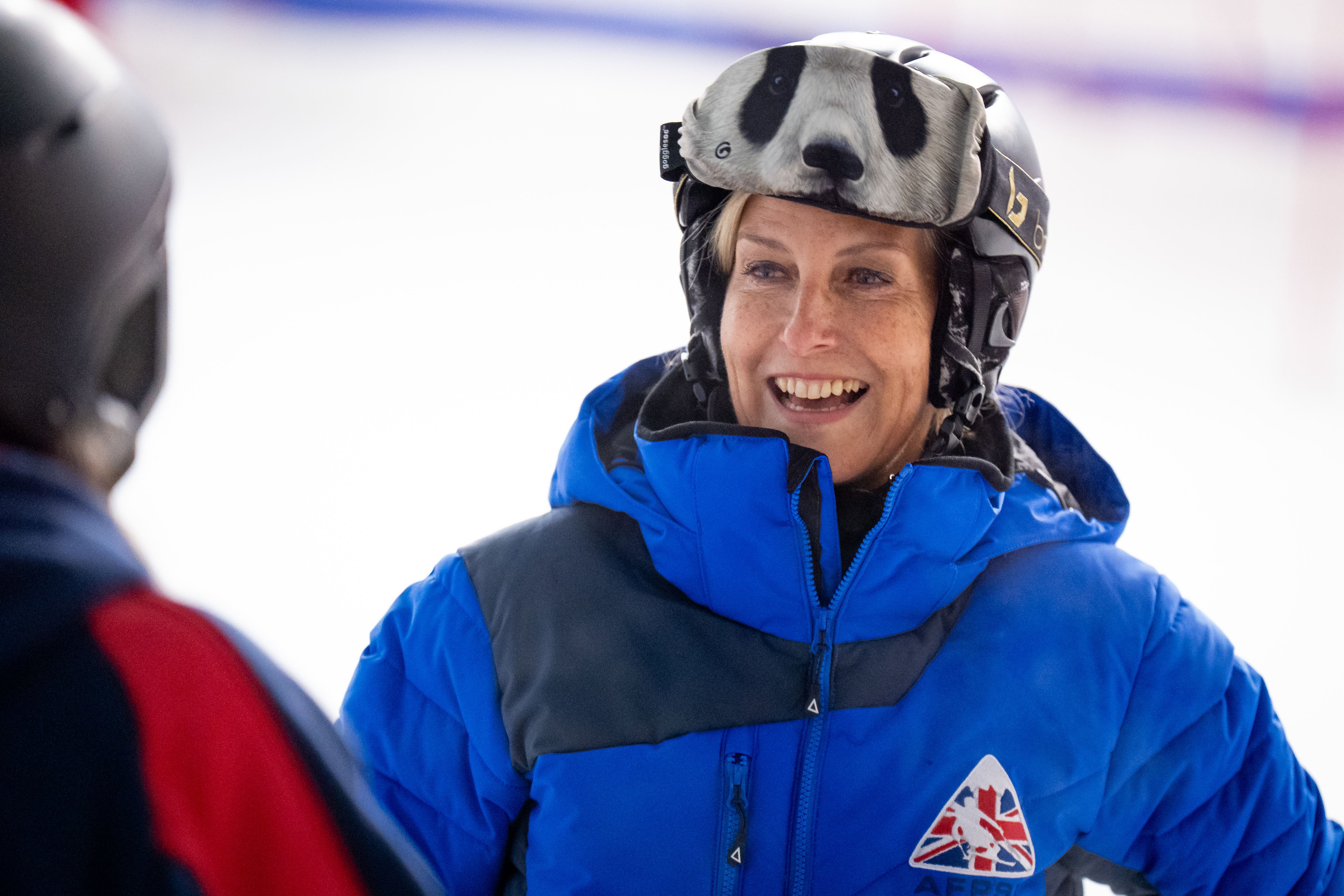 Duchess of Edinburgh hits the slopes at snow centre to mark new forces patronage
