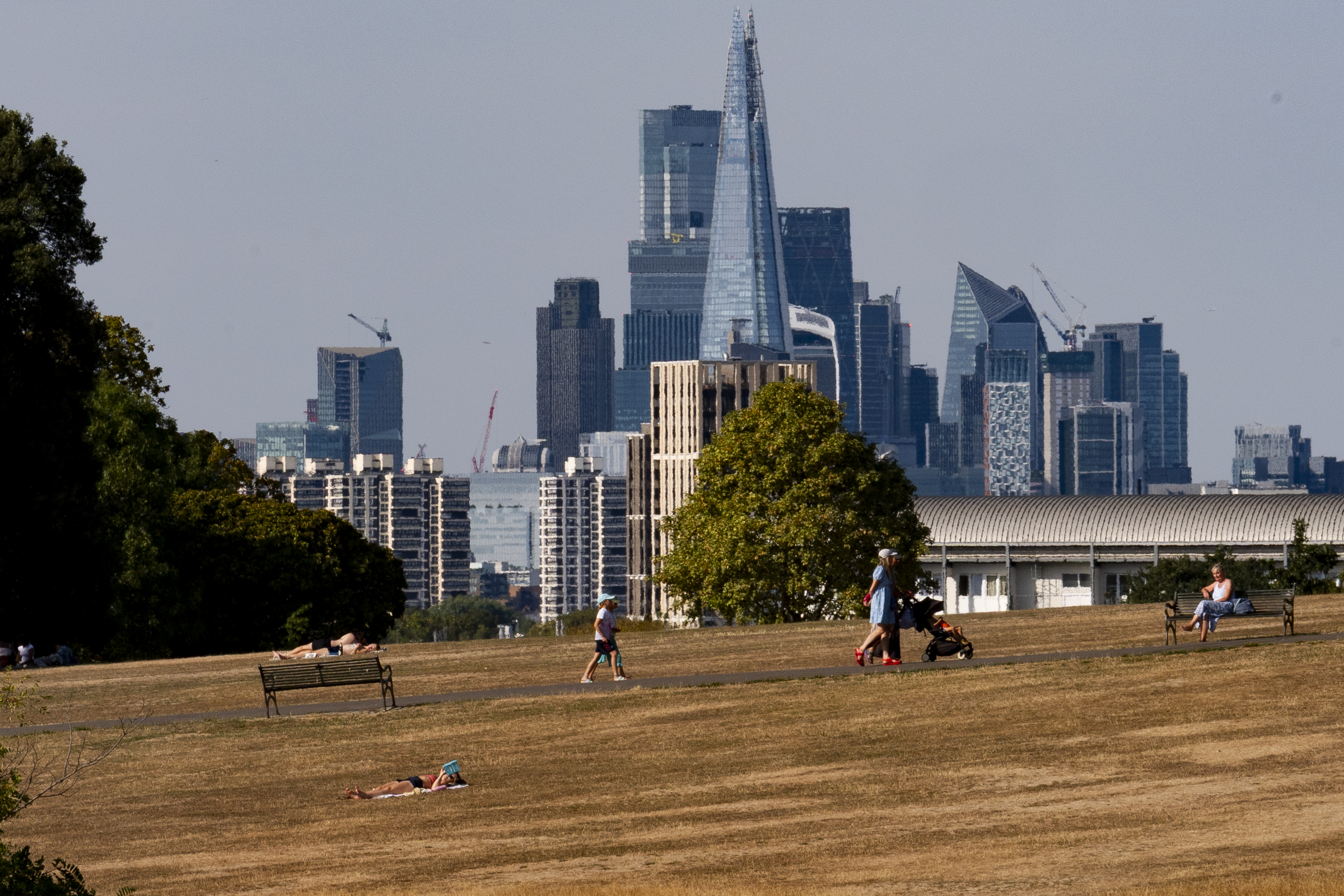 More than two-thirds of England in drought amid heat alert for London