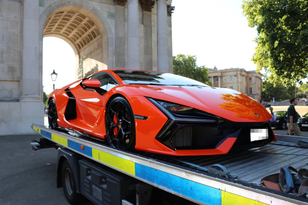 London police seize £8 million in supercars during weekend crackdown