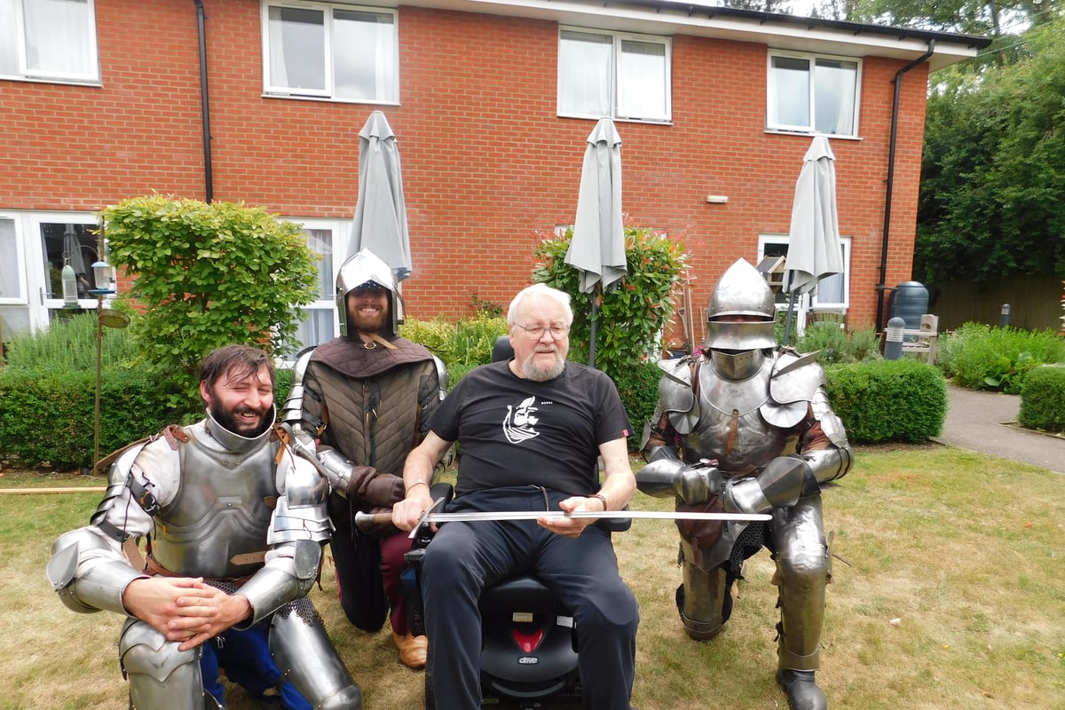 ‘Knights’ in shining armour give care home resident a day to remember