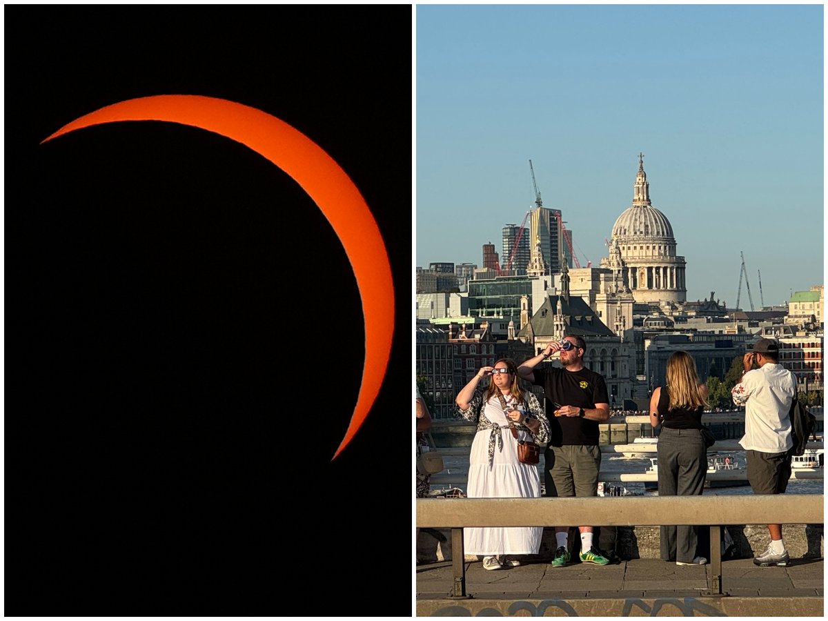 Solar eclipse 2026 LIVE: London cast into darkness as Moon covers 90% of Sun in epic spectacle