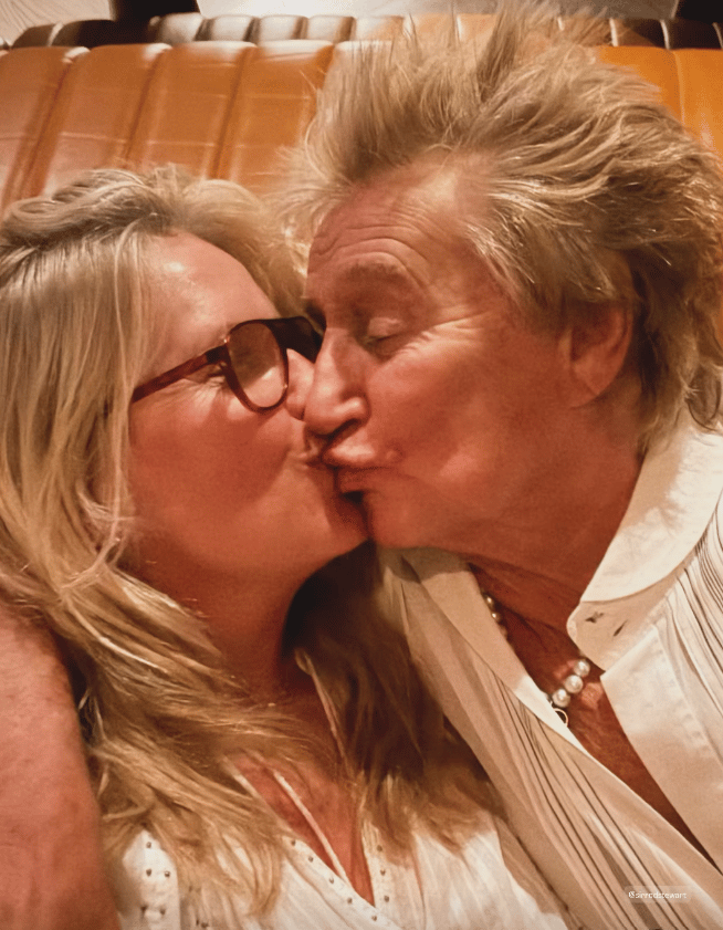 Penny Lancaster Rod Stewart 