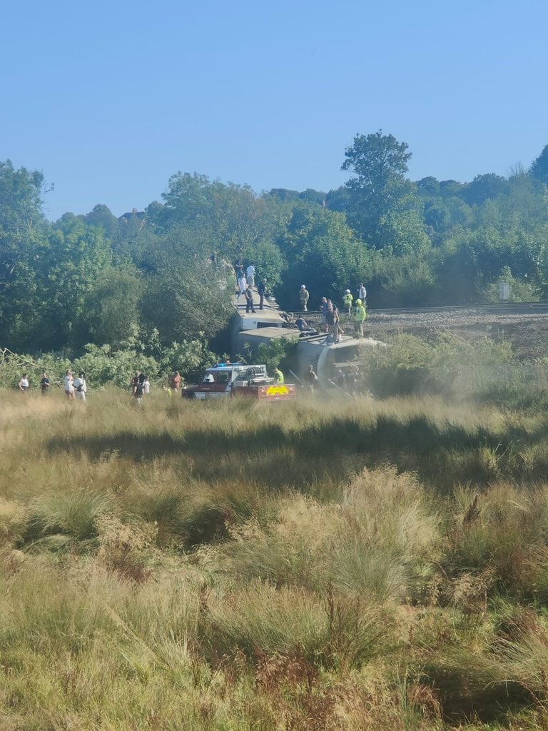 US passenger among two seriously injured after train derails near Lewes