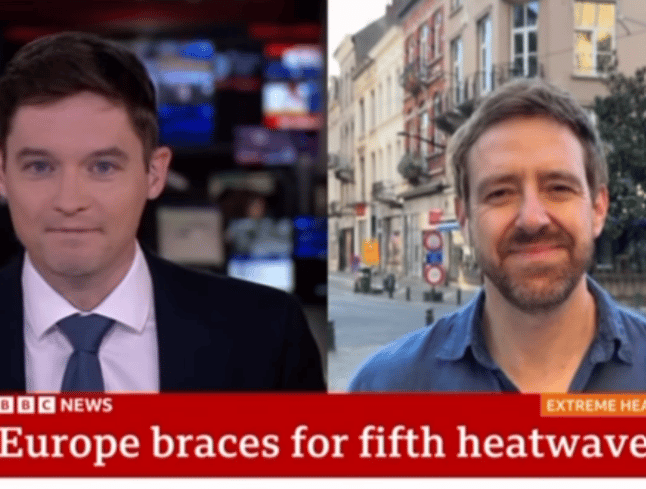 Rich Preson flirting BBC