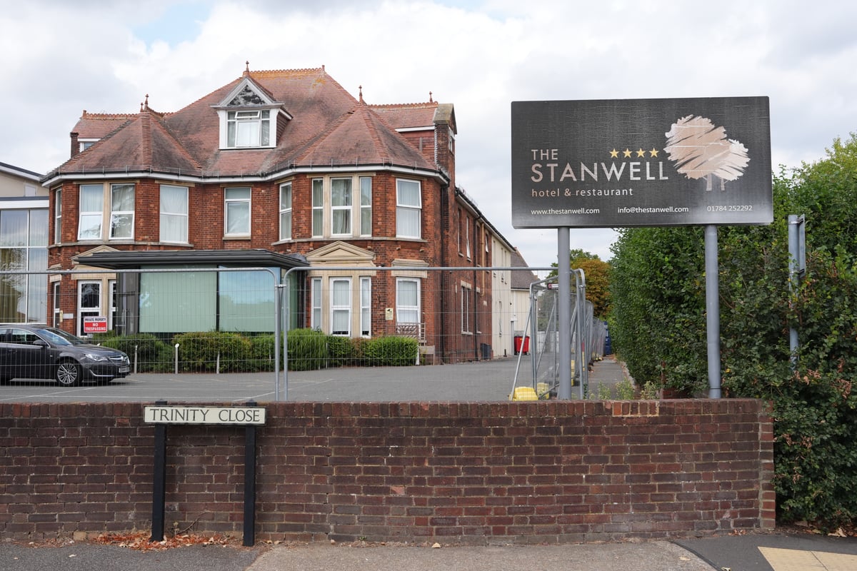 Somali small boat migrant 'slashed welfare officer with knife' at asylum hotel on edge of London