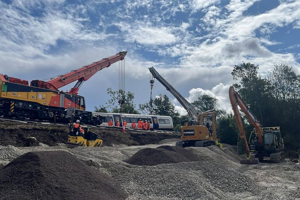 Lewes rail line to reopen in September as work under way to remove train