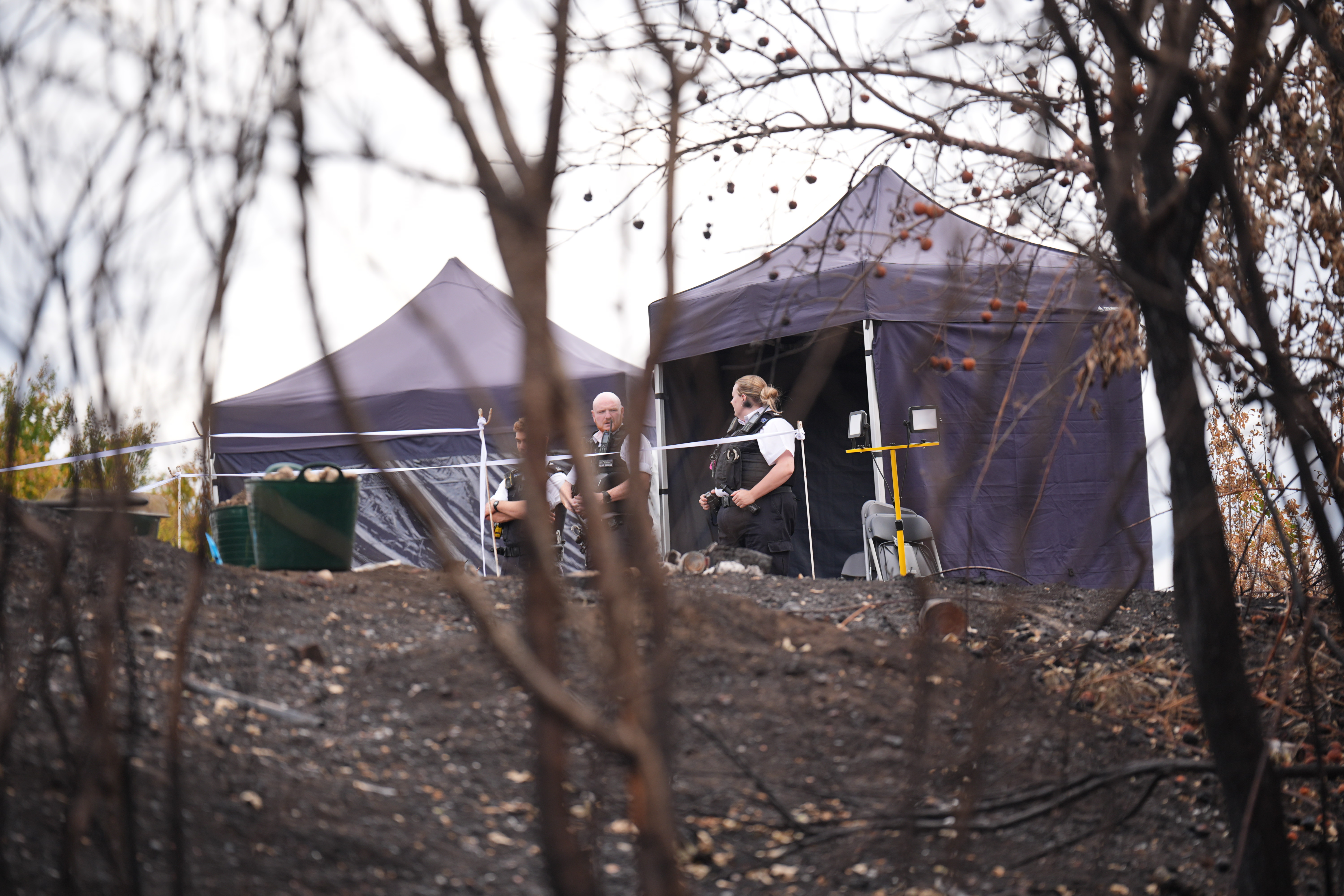 Murder probe launched after human bones uncovered by London wildfire