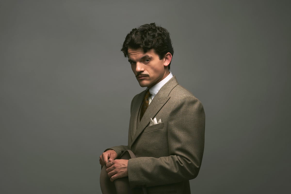 Edward Bluemel transforms into Agatha Christie’s Hercule Poirot for new series